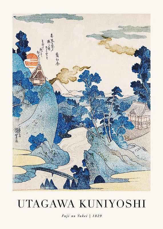 Poster Fuji No Yukei By Utagawa Kuniyoshi