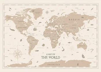 Poster A Map Of The World