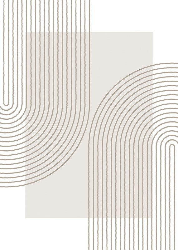 Plakāts Abstract Lined No2