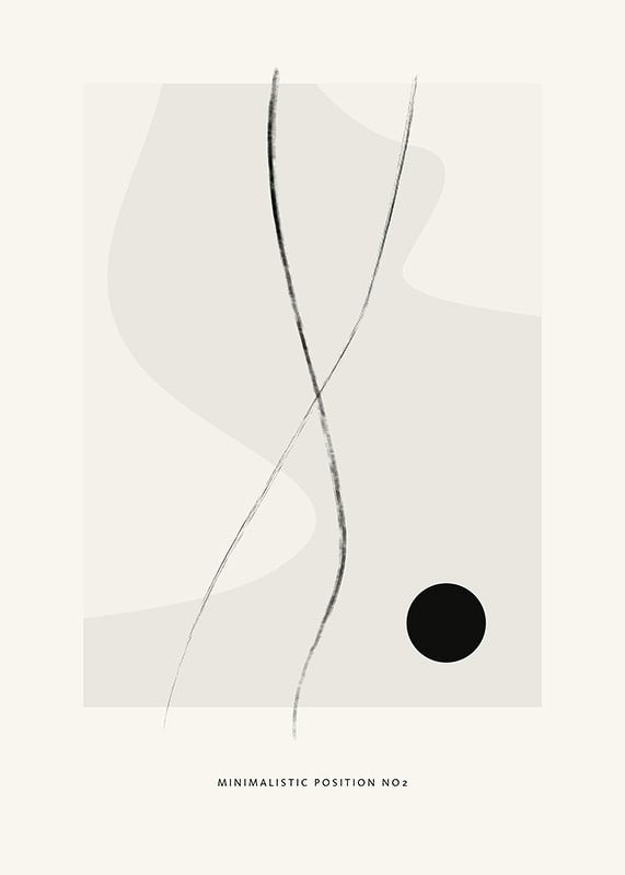 Plakāts Minimalistic Position No2