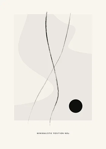 Poster Minimalistic Position No2