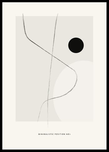 Poster Minimalistic Position No1