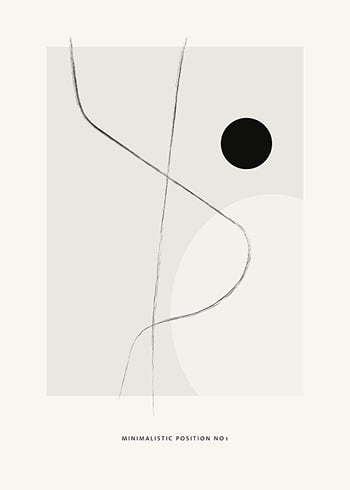 Poster Minimalistic Position No1