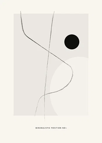 Poster Minimalistic Position No1