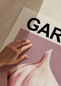 Ķiploka grafisks attēlojums ar dzeltenu trīsstūri uz violeta fona-3