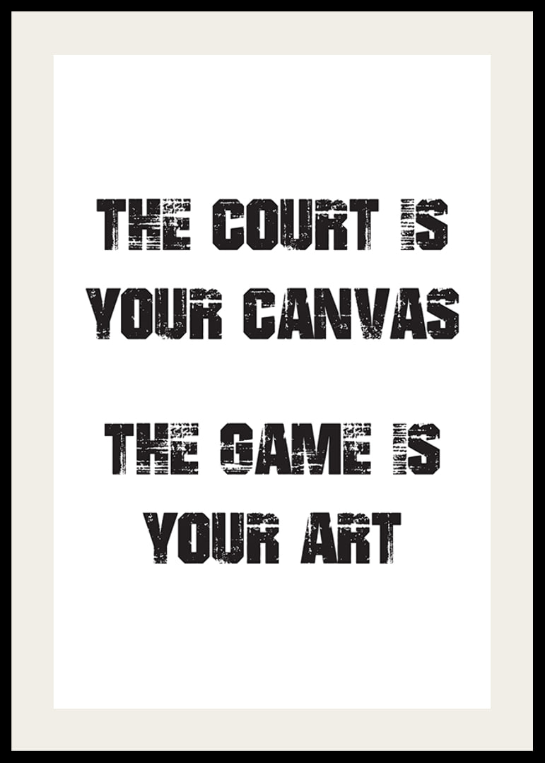 Graphic text with sports quote in black on white background-12