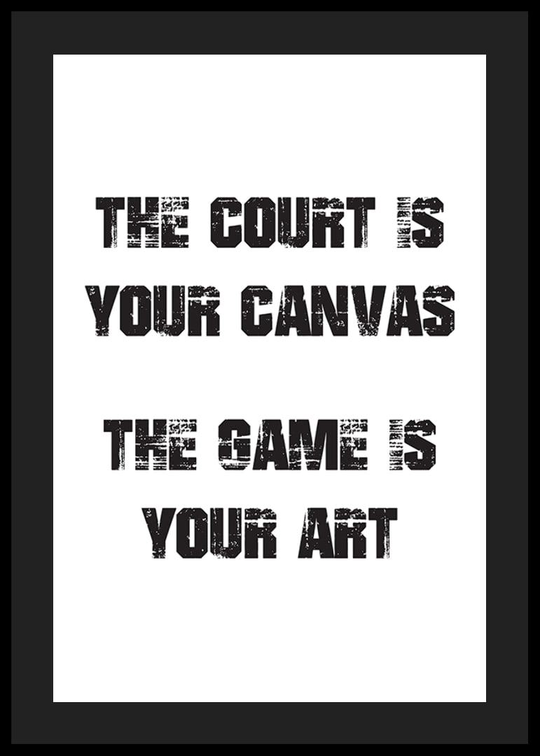 Graphic text with sports quote in black on white background-12