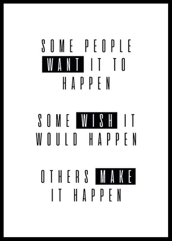 Poster Make It Happen