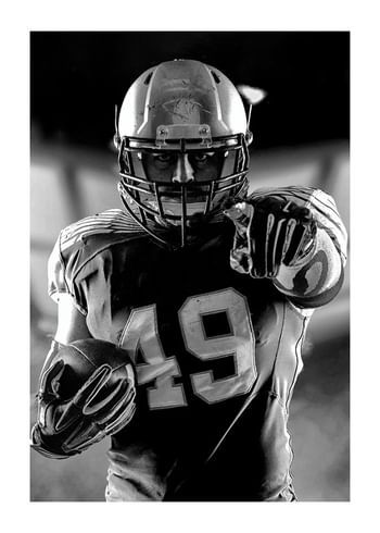 Affiche American Football Player