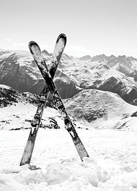 Crossed Skis-3