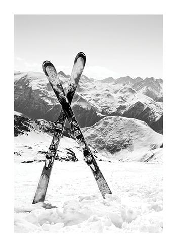 Poszter Crossed Skis