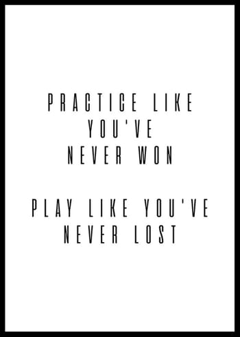 Poster Practice And Play