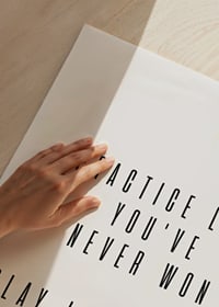 Black motivational quote text on white background in simple style-3