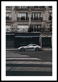 Photographic Porsche 911 GT3 in front of classic facade-0