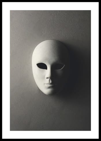 Poster Mask On The Wall