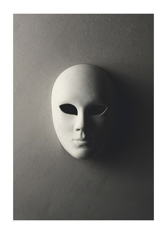 Poster Mask On The Wall