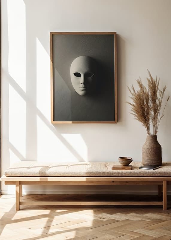 Poster Mask On The Wall crossfade