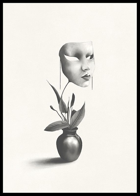 Mask In A Plant-12