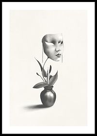 Mask In A Plant-0
