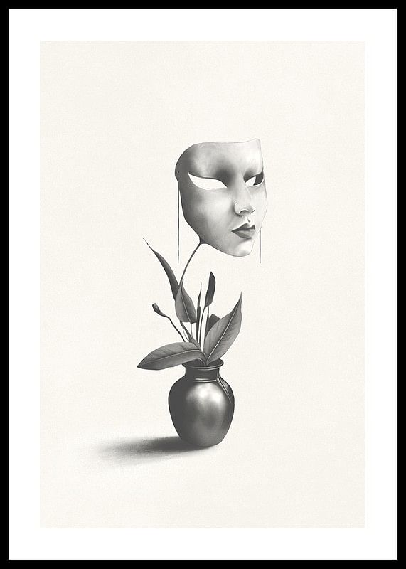Mask In A Plant-12