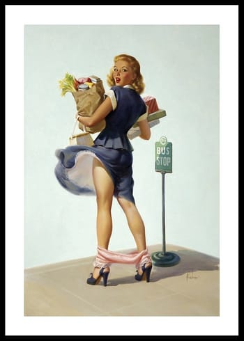 Poster Vintage Shopper