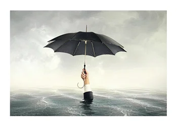 Poster Drowning With An Umbrella