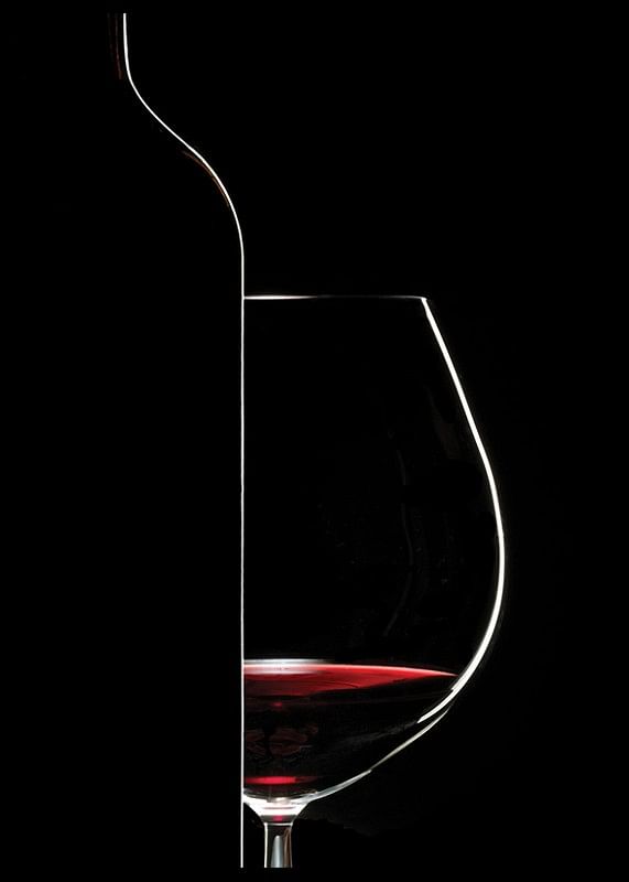 Red Wine And Bottle-12