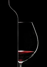 Red Wine And Bottle-3