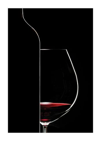 Poster Red Wine And Bottle
