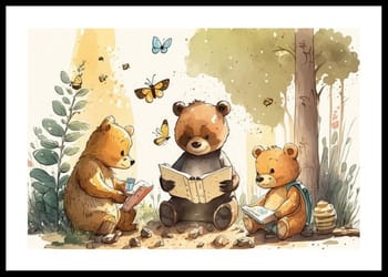 Poster Friends Reading