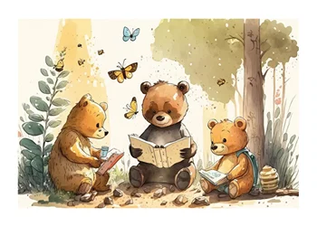 Poster Friends Reading
