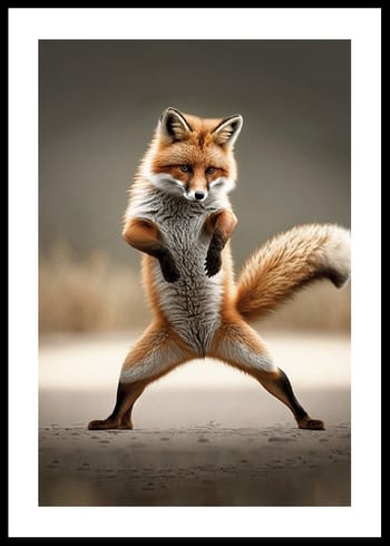 Poster Dancing Fox