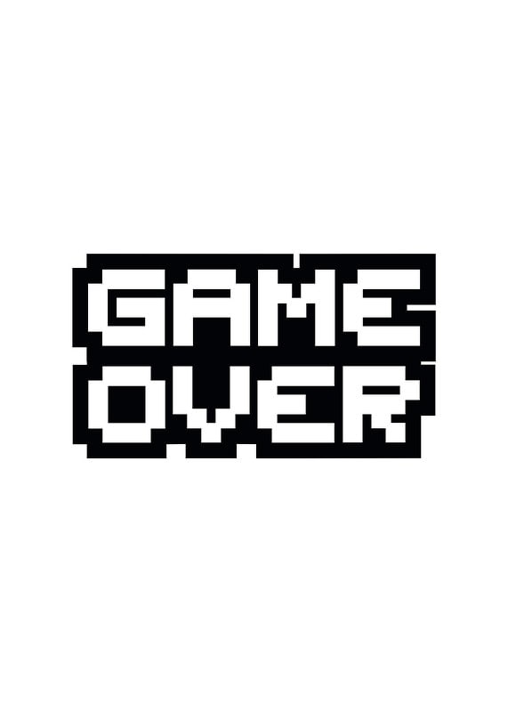 Póster Game Over