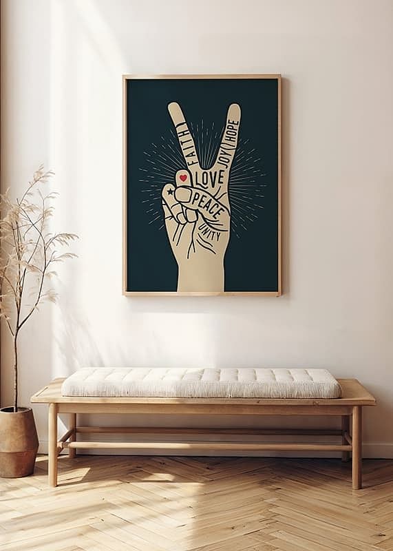 Peace And Love Vintage Style-12