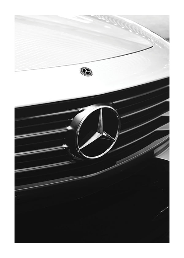 Plakāts Mercedes Benz Emblem
