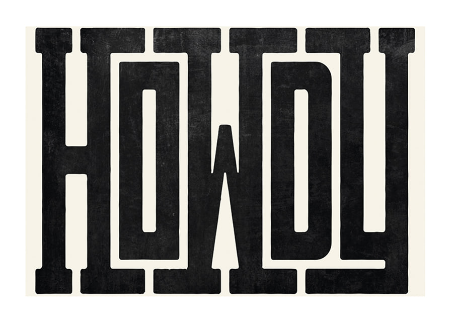 Graphic text in black bold western-inspired font on beige background-12