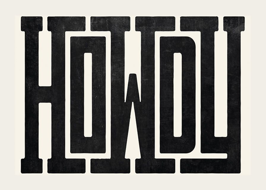 Graphic text in black bold western-inspired font on beige background-12