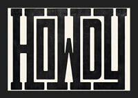 Graphic text in black bold western-inspired font on beige background-5