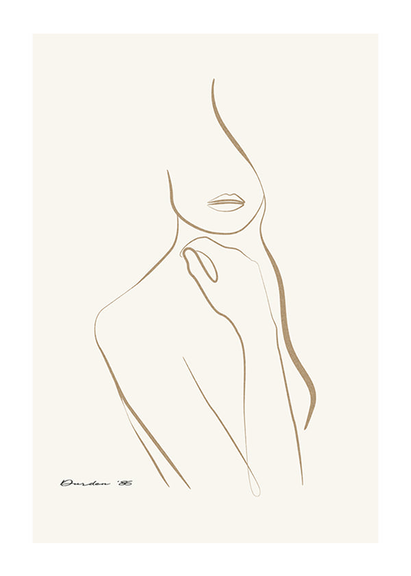 Plakāts Shape Of A Woman No2