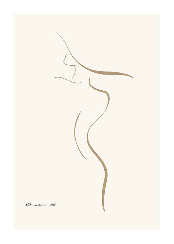Plakāts Shape Of A Woman No1