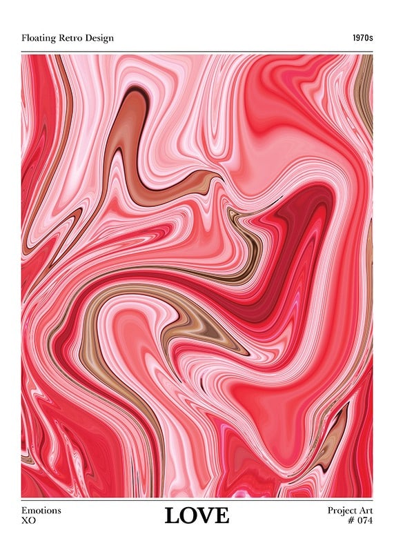 Plakāts Love Aesthetic Aura