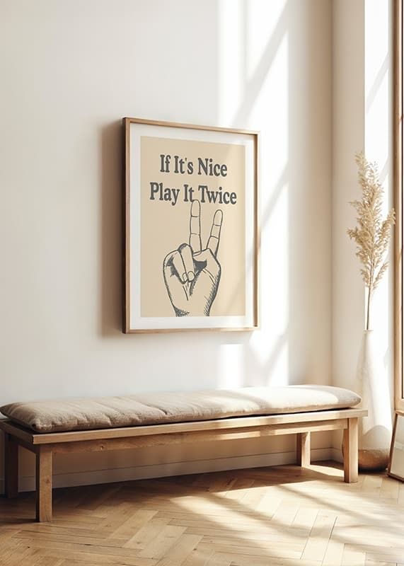 Poster Nice Play Twice crossfade