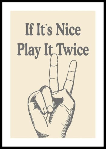 Poster Nice Play Twice