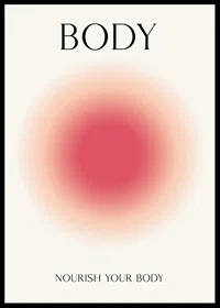 Abstract red circle with soft edges on light background-0