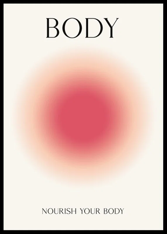 Abstract red circle with soft edges on light background-12
