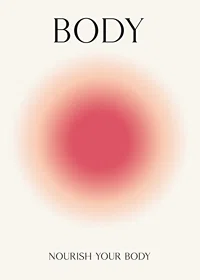 Abstract red circle with soft edges on light background-1