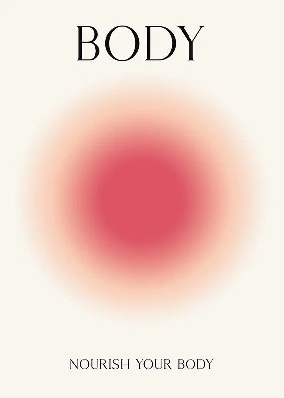 Abstract red circle with soft edges on light background-12