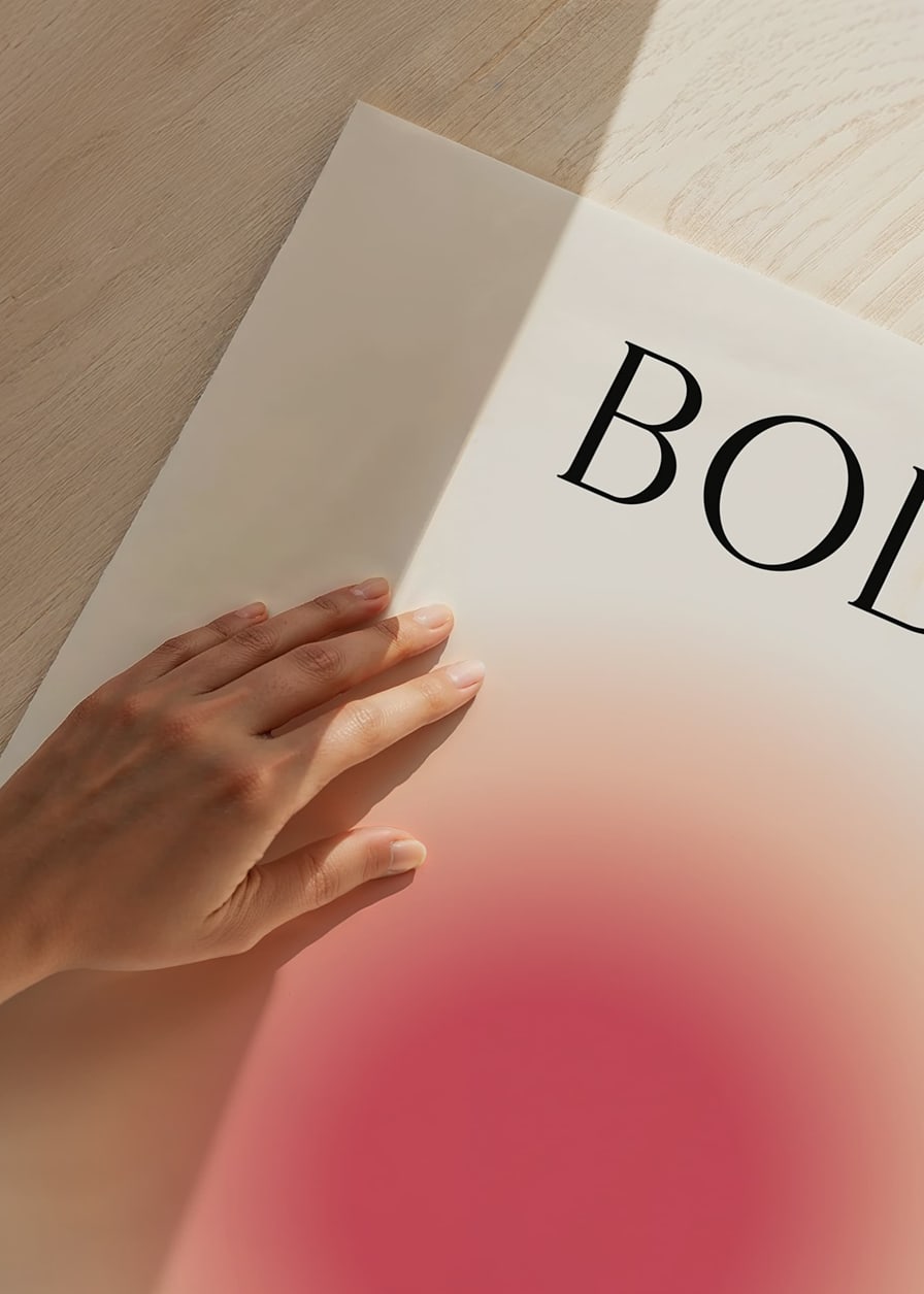 Abstrakt röd cirkel med mjuka kanter på ljus bakgrund-12