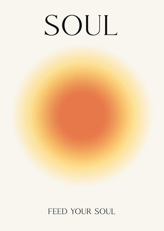 Plakāts Positive Aura Soul
