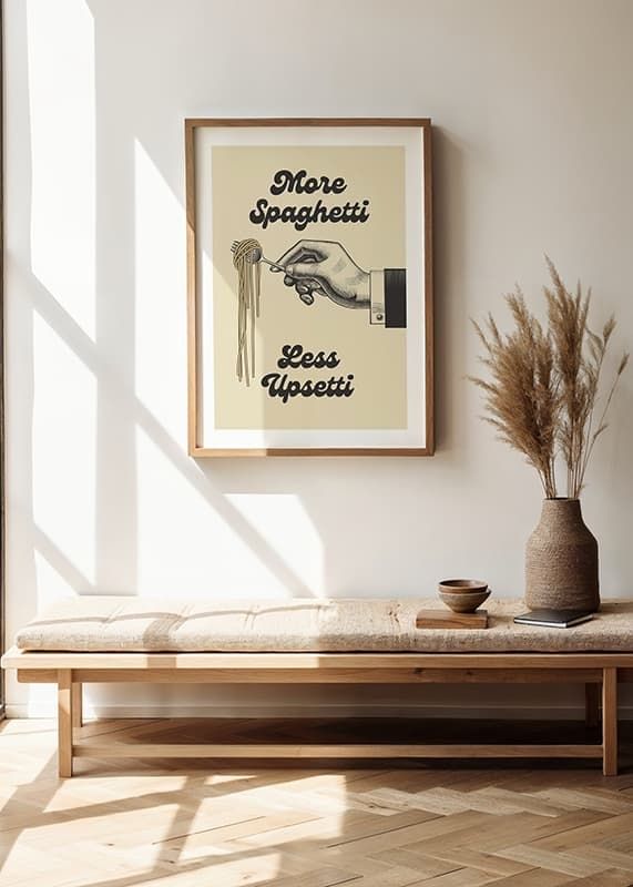 Poster More Spaghetti Less Upsetti crossfade